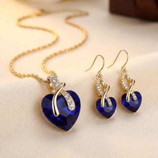 Ensemble collier et boucles d&